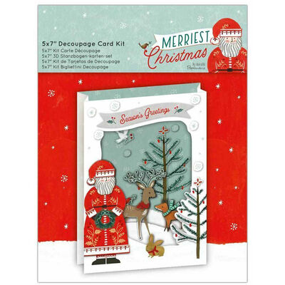 Merriest Christmas Decoupage Card Kit image number 1
