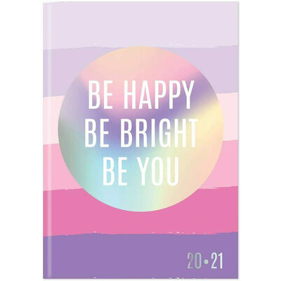 A5 Be Happy Be Bright Week to View 2020-21 Academic Diary image number 1