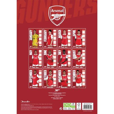 A3 Official Arsenal 2023 Calendar image number 3