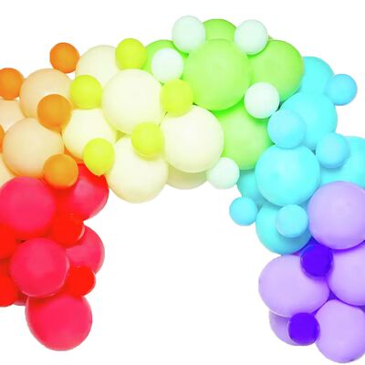 Rainbow Balloon Arch Garland image number 1