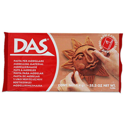 DAS Terracotta Clay and Tools Bundle image number 2