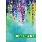 A5 Blue Floral 2020 Week to View Diary image number 1