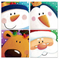Charity Cute Character Christmas Cards: Pack of 20