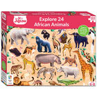 Junior Jigsaw Explore 24 100 Piece Jigsaw Puzzle: African Animals image number 1