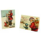 8 Vintage Christmas Cards in Tin - Santa List image number 3