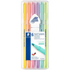 Staedtler Triplus Textsurfer Pastel Highlighters: Pack of 6 image number 1