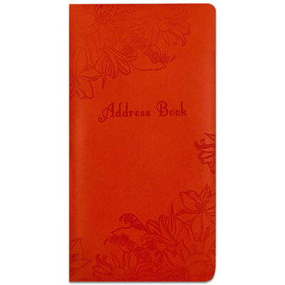 Slim Embossed Address Book: Assorted image number 3