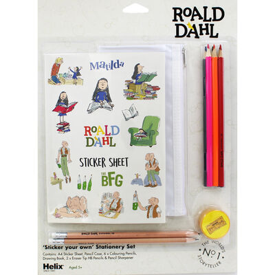 Roald Dahl Sticker Your Own Stationery Set image number 1