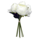 White Bouquet of Flowers: Pack of 6 image number 1