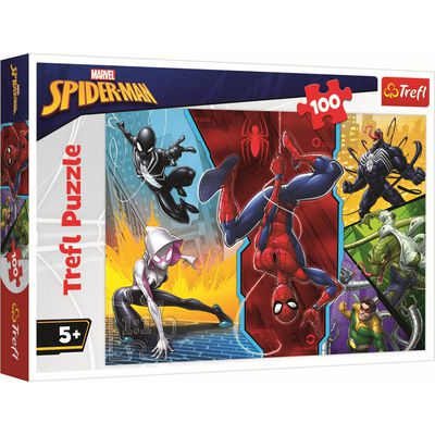 Spider-Man 100 Piece Jigsaw Puzzle image number 1