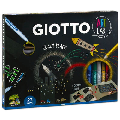 Giotto Art Lab Crazy Black Creative Set image number 1