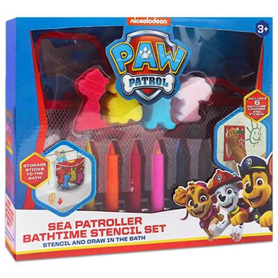 Paw Patrol Sea Patroller Bath Stencil Set image number 1