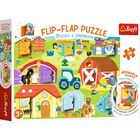 Flip Flap On The Farm 36 Piece Jigsaw Puzzle image number 1