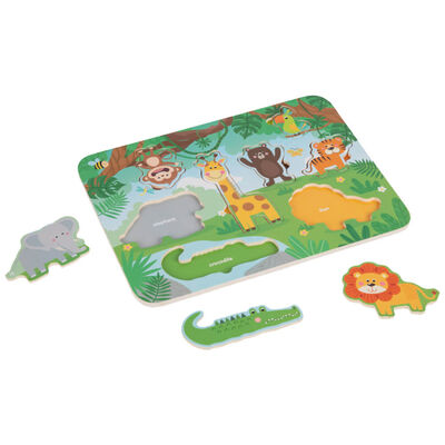 PlayWorks Wooden Safari Animal Puzzle image number 3