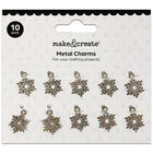 Metal Icicle Charms: Pack of 10 image number 1