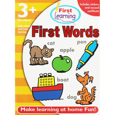 First Learning Workbook: First Words image number 1