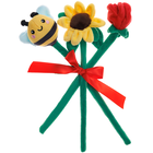 Plush Flower Bunch: Assorted Pack of 3 image number 1