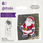 Gemini Stamp & Die Set: Wobbling Santa image number 1