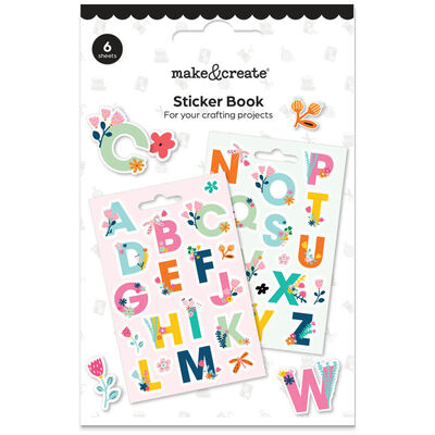 Floral Letters Sticker Book image number 1