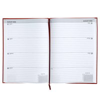 A4 Week to View Red 2026 Diary
