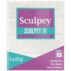 Sculpey Polymer Oven Bake Clay: White Glitter image number 1