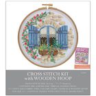 Cross Stitch Kit With Wooden Hoop: French Cottage image number 1