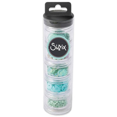 Sizzix Mint Julep Sequins & Beads: Pack of 5 image number 1