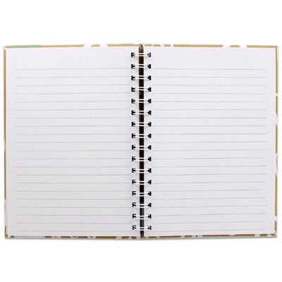 A5 Kraft Heart Wiro Notebook image number 2