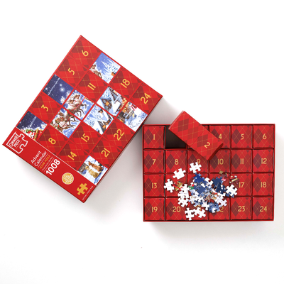 Christmas Scene 1008 Piece Jigsaw Puzzle Advent Calendar image number 4