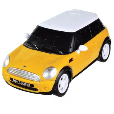 Mini Cooper Solid 64 Piece 3D Jigsaw Puzzle image number 1