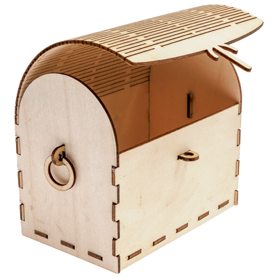 Wooden Mini Treasure Box image number 2