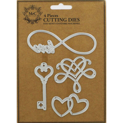 Love Hearts Metal Cutting Die Set image number 1