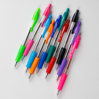 PaperPlace Assorted Retractable Ballpoint Pens: Pack of 10