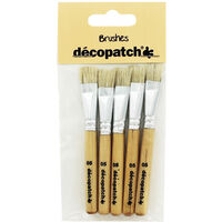 Decopatch Pack Of 5 No 5 Brushes