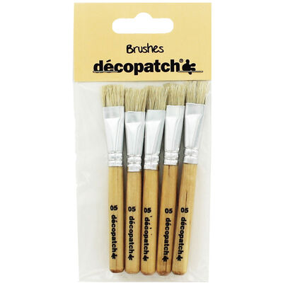 Decopatch Pack Of 5 No 5 Brushes image number 1
