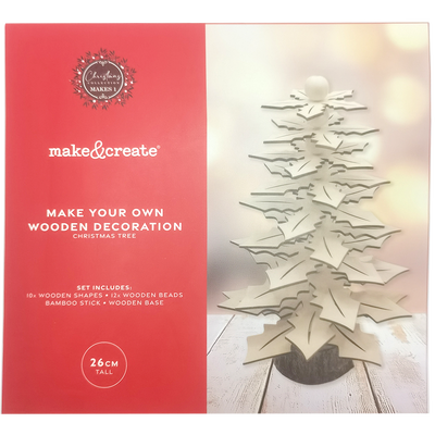 Make Your Own Wooden Christmas Tree Decoration image number 2