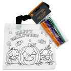 Colour Your Own Halloween Canvas Bag: Assorted image number 2