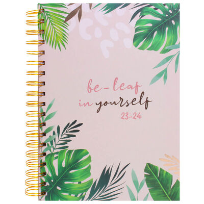 B5 Be-Leaf in Yourself 2023-2024 Day a Page Academic Diary image number 1