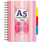 Silvine A5 Striped Project Notebook: Assorted image number 1