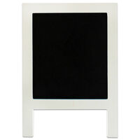 White Framed Freestanding Chalkboard