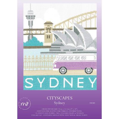 Cityscapes Cross Stitch Kit: Sydney image number 1
