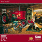 Red Tractor 500 Piece Jigsaw Puzzle image number 1