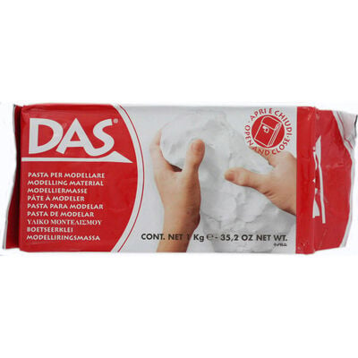 DAS 1kg White Modelling Clay image number 1