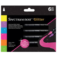 Spectrum Noir Glitter Markers: Neon Lights