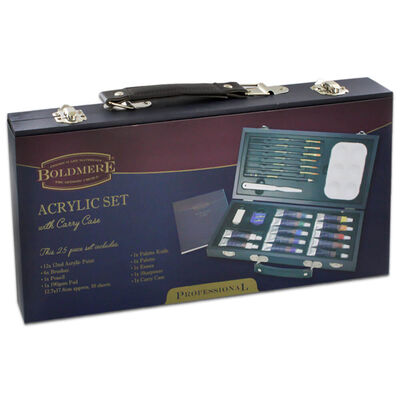 Boldmere Acrylic Set with Wooden Carry Case image number 1