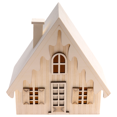 Christmas Winter Log Cabin image number 3