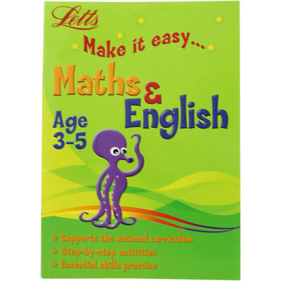 Letts Maths and English: Age 3-5 image number 1
