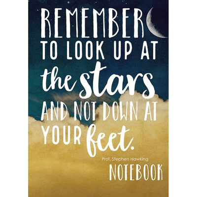 A5 Casebound Stars Quote Lined Notebook image number 1