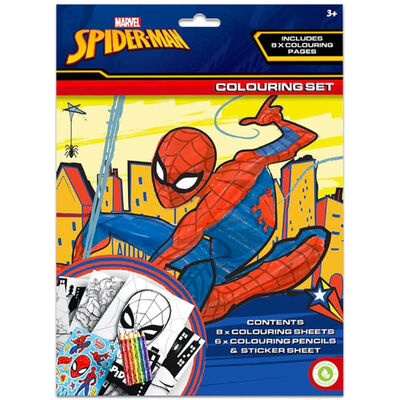 Marvel Spider-Man Colouring Set From 1.00 GBP | The Works