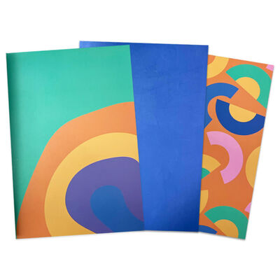 Abstract A5 Flexi Notebooks: Pack of 3 image number 2